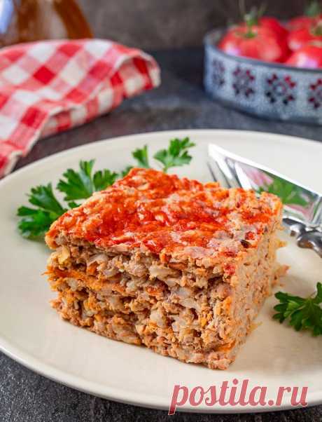 Рецепт мясной запеканки с капустой "Ленивый голубец" с фото пошагово на Вкусном Блоге