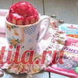 Кисельный кекс в кружке 