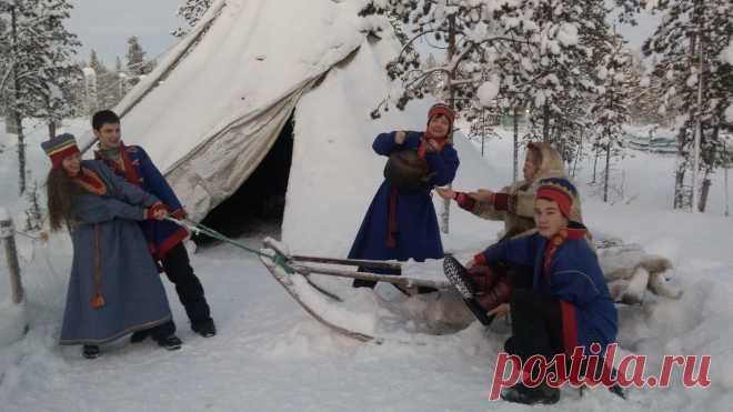 в гостях у Саамов