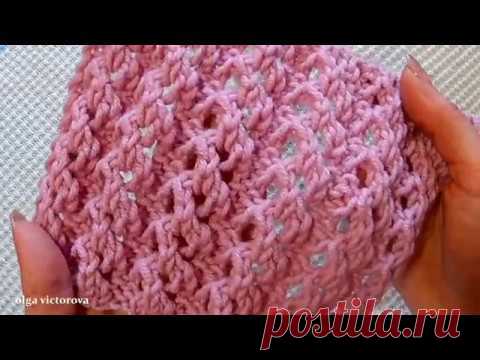Игривые восьмерочки Ажурные дорожки 597 Узоры спицами