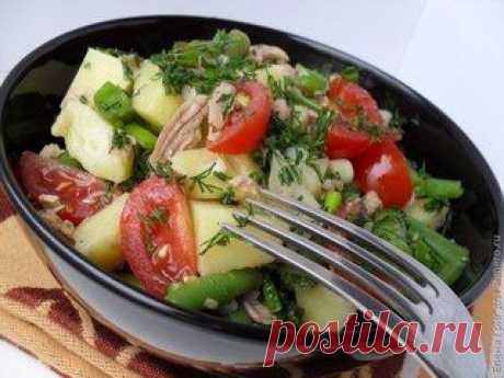 салат с тунцом
