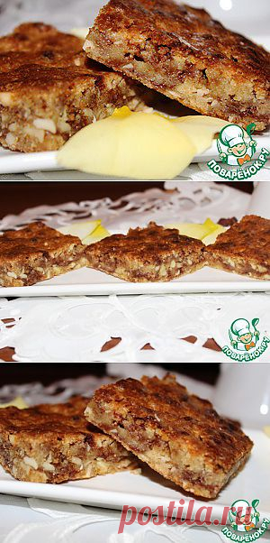 Блонди с орехами кешью - кулинарный рецепт