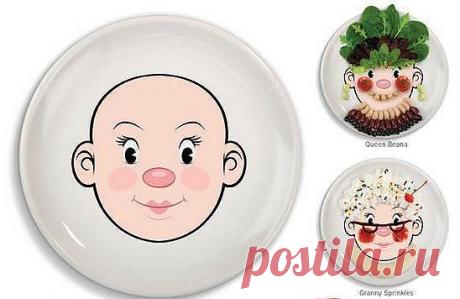 Раздобыть такие тарелки и детей за уши не оттащишь)