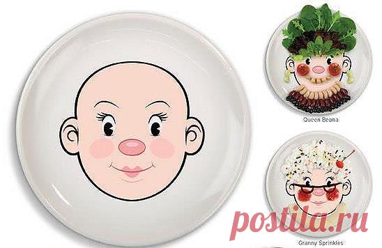 Раздобыть такие тарелки и детей за уши не оттащишь)