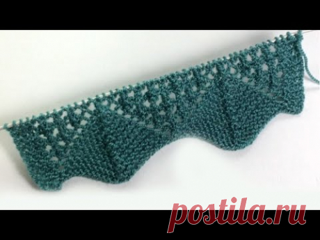 Старинное испанское кружево &quot;Водопады Мадейры&quot; / Вязание спицами / Spanish lace knit
