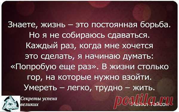 Не сдавайтесь!