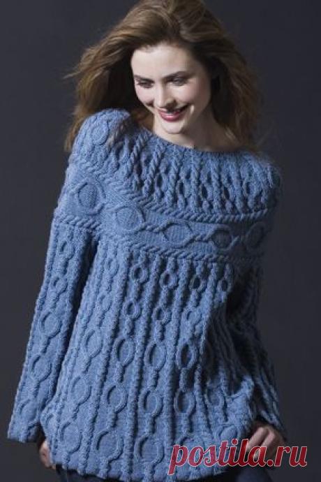 (6) Zara Cabled Tunic - free pattern | knitting patterns | Бесплатный Шаблон, Туники и Вязание