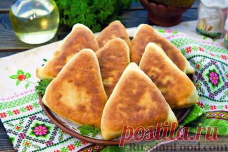 Рецепт: Пирожки на кефире, с морковью и солёными огурцами на RussianFood.com