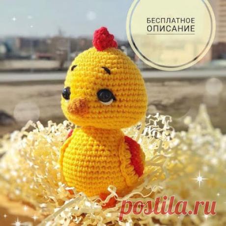 1000 схем амигуруми на русском: Цыпленок Цыпа амигуруми