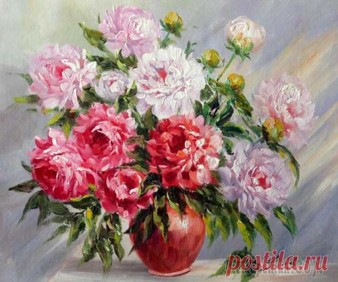 Нежные и яркие натюрморты от художника Д. Синицына