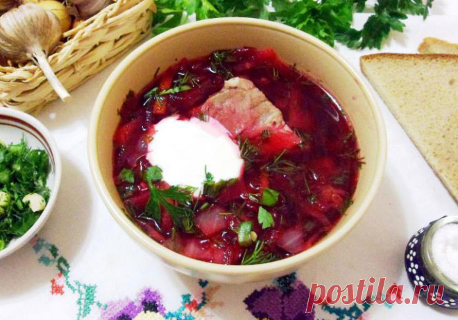 Борщ без зажарки — МОЯ КУХНЯ