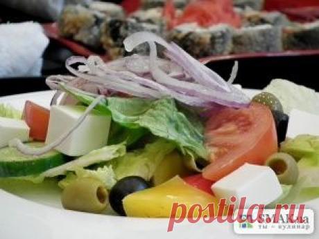 Рецепт: Греческий салат - Рецепты - Кулинарные рецепты, диеты, меню, рецепты блюд. Smak.ua: Ты - кулинар!