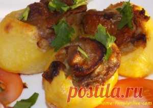 Фаршированный картофель - Кулинарные рецептыКулинарные рецепты