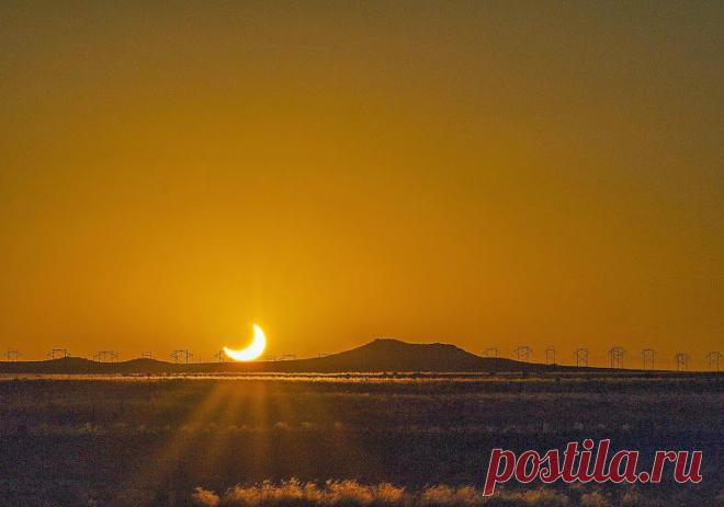 солнечное затмение