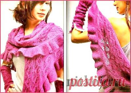 Шарф, снуд, палантин » Страница 4 » Ниткой - вязаные вещи для вашего дома, вязание крючком, вязание спицами, схемы вязания