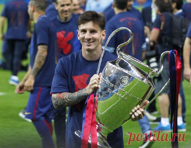 "Барселона" завоевала кубок Лиги чемпионов - Чемпионат