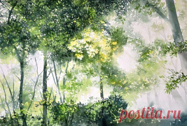 Пронзительно солнечная акварель