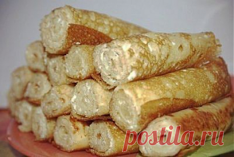 Заварные блинчики на кефире - ЖУРНАЛ СО ВКУСОМ