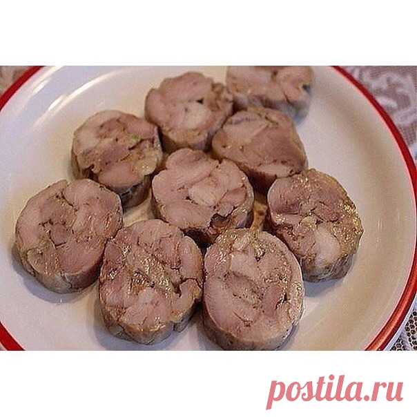 КОЛБАСА ДОМАШНЯЯ КУРИНАЯ БЫСТРОГО ПРИГОТОВЛЕНИЯ
