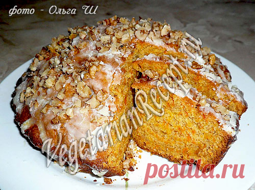 Морковный пирог и Тыквенный пирог без яиц, рецепт с фото