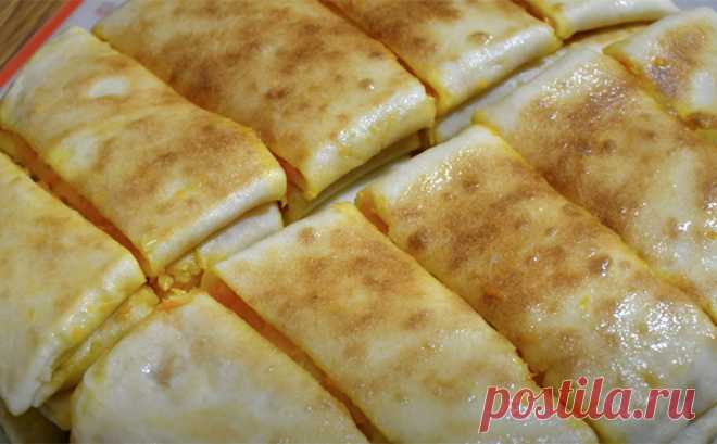 Трем тыкву на терке и за 15 минут чуду готовы. Рецепт когда хочется вкусного, а времени совершенно нет и я люблю чуду. Аж слюнки потекли!