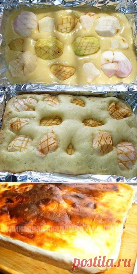ЯБЛОЧНЫЙ ПИРОГ НА СМЕТАНЕ - - ВКУСНЕЕ ШАРЛОТКИ, А ГОТОВИТЬ ЛЕГЧЕ
