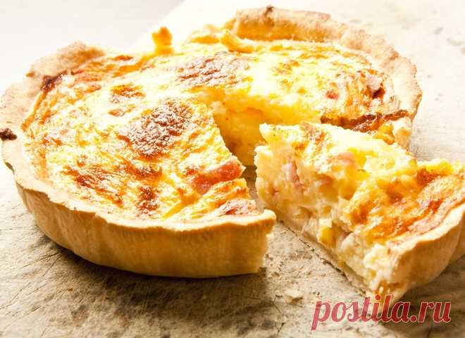 Лоранский пирог с курицей и грибами - tochka.net