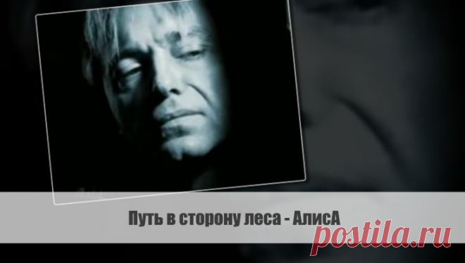 Путь в сторону леса -АлисА