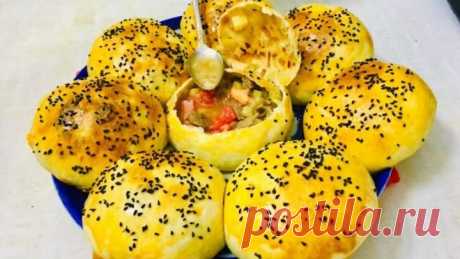 Самса шурпа в духовке! Бесподобная домашняя выпечка!