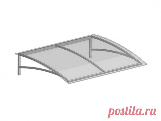 Односкатный козырек