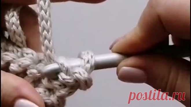 Узор косички крючком