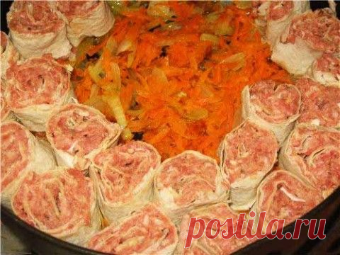 Ленивые пельмени из лаваша