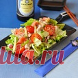 Японский салат с курицей и имбирем - кулинарный рецепт