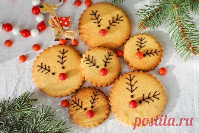 Новогоднее печенье “Рудольф” - DYNASTYOFCHEFS.RU