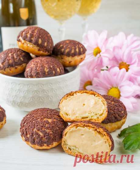 Рецепт пирожных шу с кремом &quot;бейлиз&quot; на Вкусном Блоге