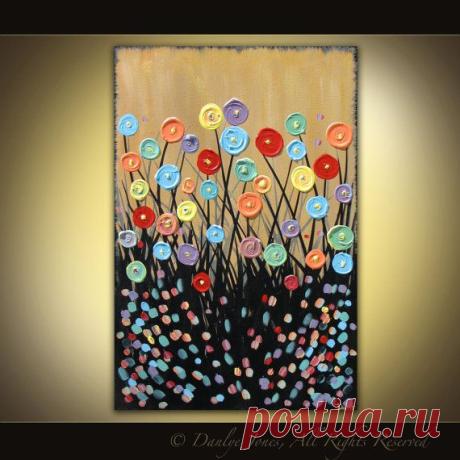 Оригинал картины на холсте современных абстрактных от DanlyesPaintings