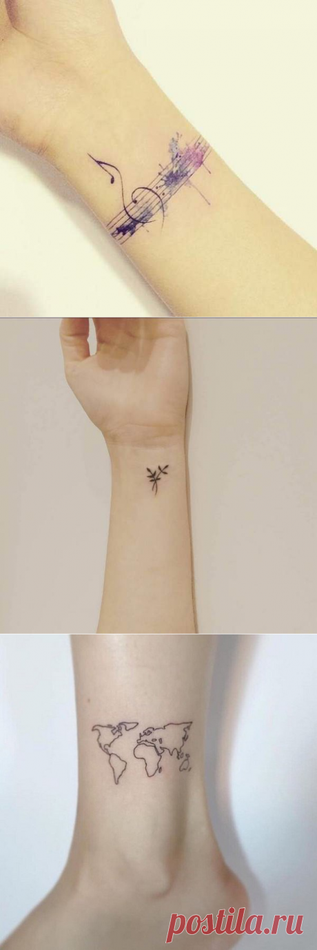 Модные тату для девушек – фото, идеи татуировки для девушек, маленькие тату