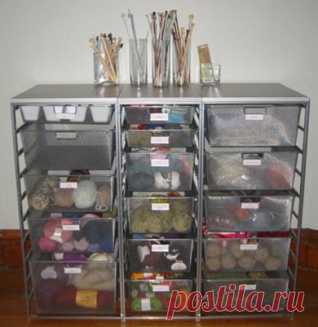 хранение пряжи