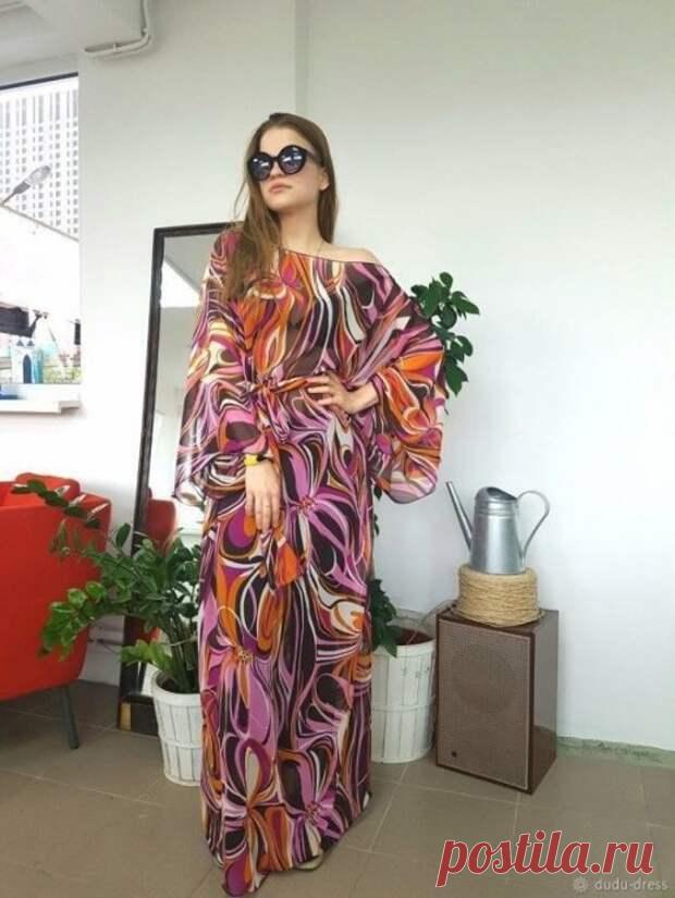 Шьём пляжную тунику в пол - Сам себе мастер - медиаплатформа МирТесен Шьём пляжную тунику в пол, чтобы даже у моря быть первой красавицей.