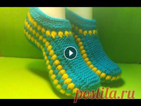 #554 ТАПОЧКИ СПИЦАМИ С КРАСИВЫМ УЗОРОМ,СВЯЗАННЫЕ ОТ ПОДОШВЫ. МАСТЕР КЛАСС. #554 ТАПОЧКИ СПИЦАМИ С КРАСИВЫМ УЗОРОМ,СВЯЗАННЫЕ ОТ ПОДОШВЫ. МАСТЕР КЛАСС....