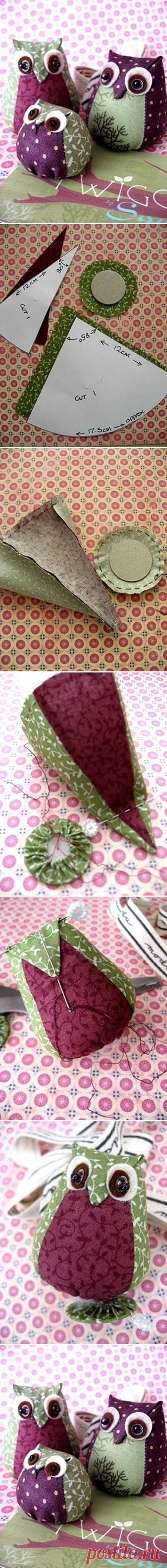 DIY Легко Ткань Сова DIY проекты | UsefulDIY.com