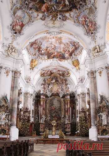 Ottobeuren Abbey, Germany  (by Baubo Bittern)  |  Pinterest • Всемирный каталог идей