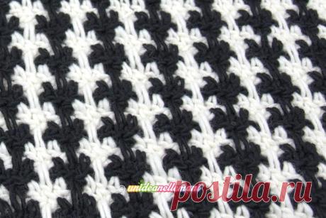 Punto uncinetto: come fare il pied de poule