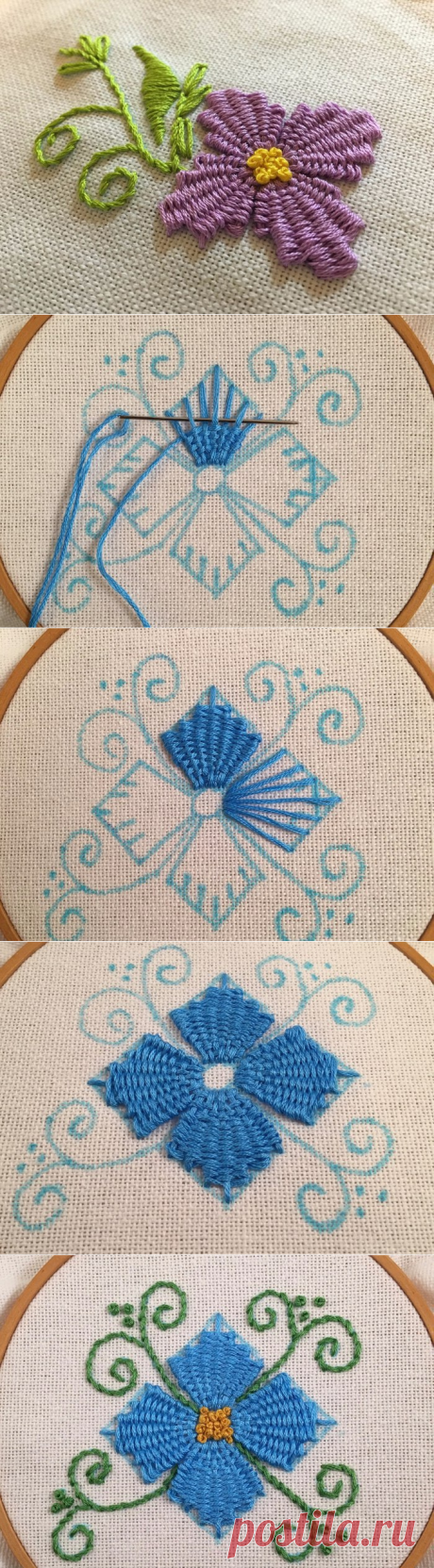 Потрясающая объемная вышивка