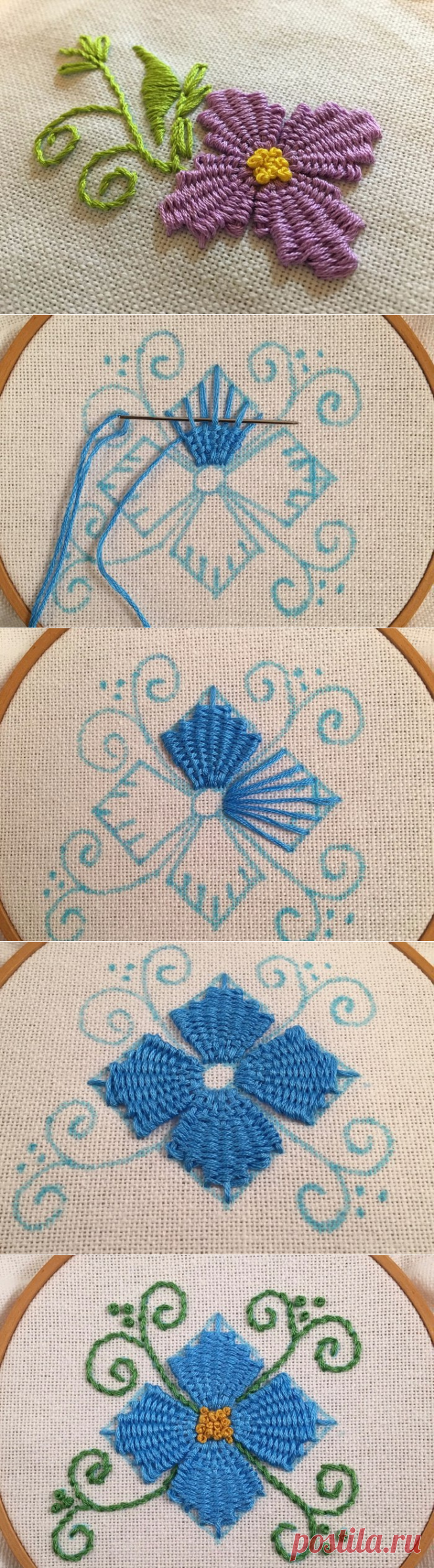 Потрясающая объемная вышивка