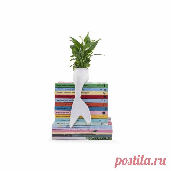 Planter Mermaid | White - Decovry.com