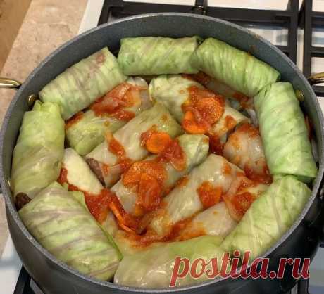 Как же это вкусно! Очень люблю голубцы. Вкусно и просто!