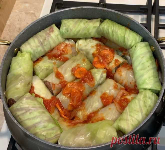 Как же это вкусно! Очень люблю голубцы. Вкусно и просто!