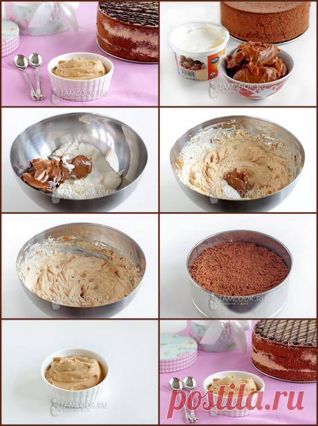 КРЕМ ИЗ СМЕТАНЫ И СГУЩЕНКИ ДЛЯ ТОРТА