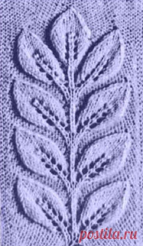 Узор рельефной ветки